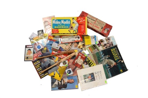 Tremendous Vintage Mickey Mantle Collection (36 pieces)